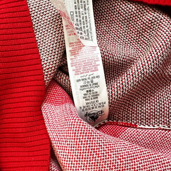 Disney Santa Hat Minnie Mouse Holiday Sweater 2023 Christmas Candy Cane Size 3XL - Picture 9 of 13